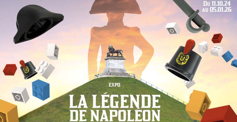 Visitez en famille l'exposition Lego® "La légende de Napoléon en briques Lego" au Domaine de la bataille de Waterloo