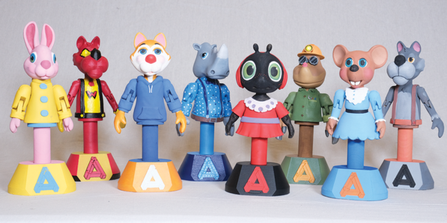 Atelier peinture de marionnettes avec Mariska