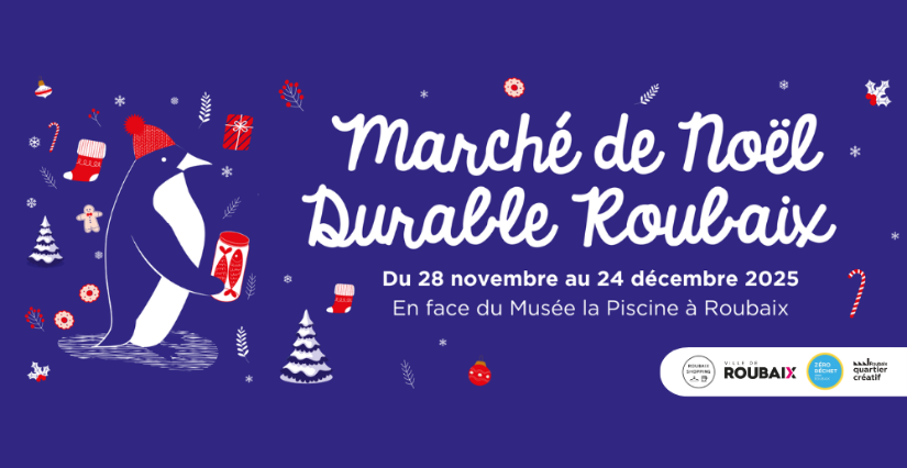 Marché de Noël durable à Roubaix