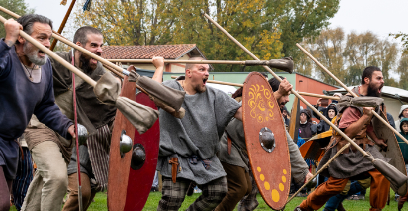 Reconstitution et ateliers "Gare aux Gaulois !" au Parc archéologique Asnapio à Villeneuve d'Ascq