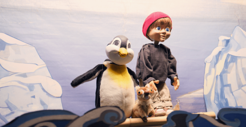 Spectacle de marionnettes "L'Ile Flottante" au théâtre Mariska à Lens