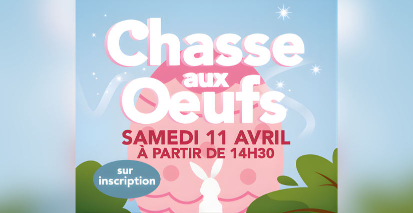 Chasse aux oeufs de pâques au parc Ducrocq de Saint-André-Lez-Lille