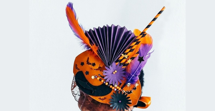 Atelier accessoires d'Halloween à La pouponnière de Lille