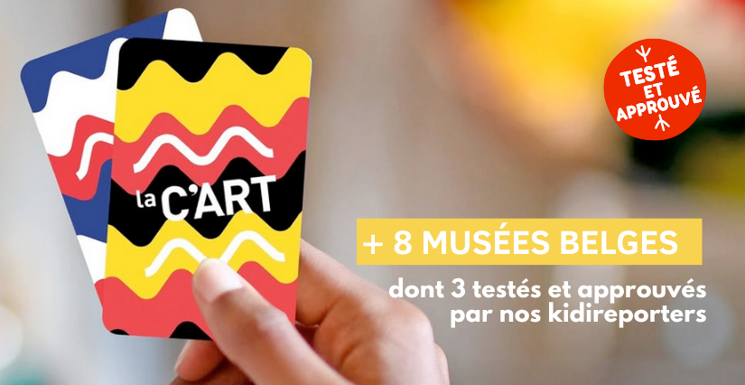 Kidiklik a testé 3 musées belges