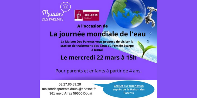 Journée mondiale de l'eau Douai