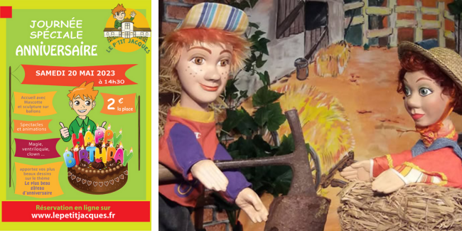 Anniversaire P'tit Jacques marionnettes Anniversaire P'tit Jacques marionnettes