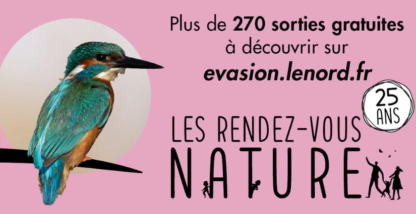 RDV Nature département du Nord 2024 L'agenda des Rendez-Vous Nature du Département du Nord: balades en famille, en forêt, en bord de mer ou dans les marais, en avril 2024