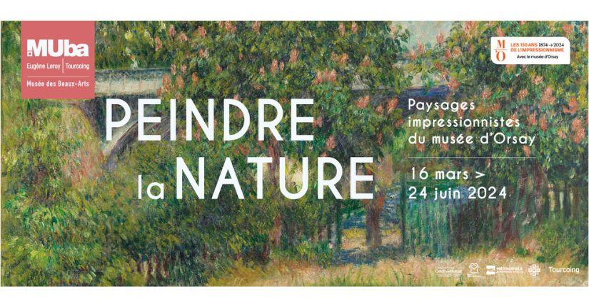 Exposition "Peindre la nature" au MUba Eugène Leroy à Tourcoing
