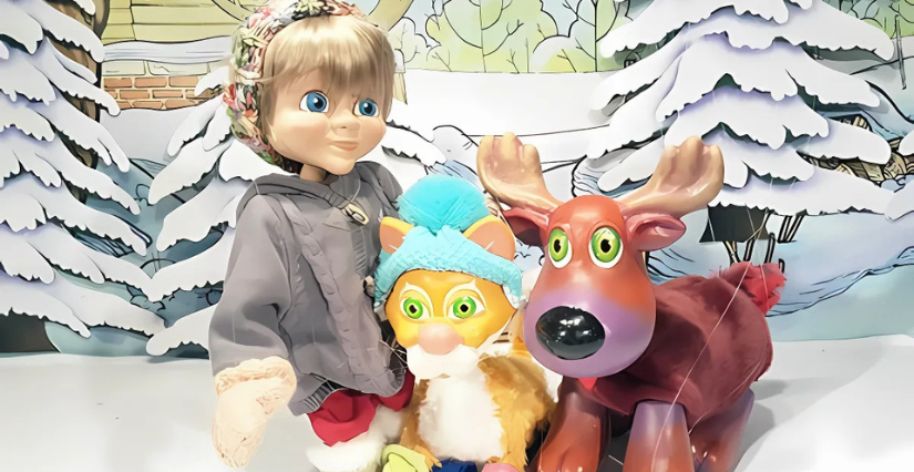 Spectacle de marionnettes en famille "Hiver, la légende" au théâtre Mariska à Roost-Warendin