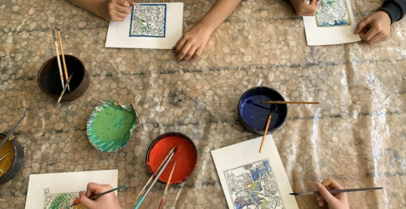 Animation famille "Tempera" au Parc archéologique Asnapio à Villeneuve d'Ascq