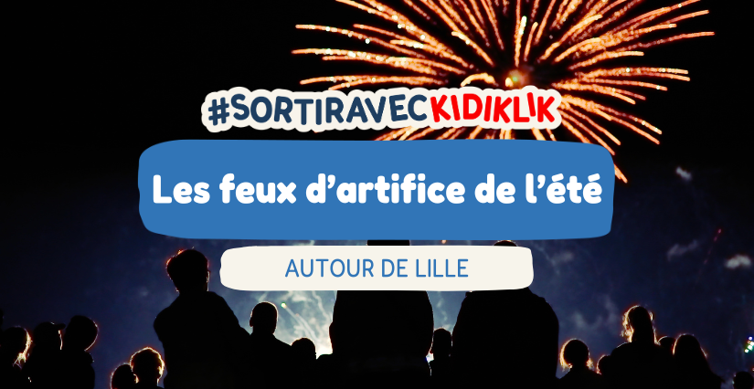 Les feux d'artifice de l'été près de Lille et dans le Nord