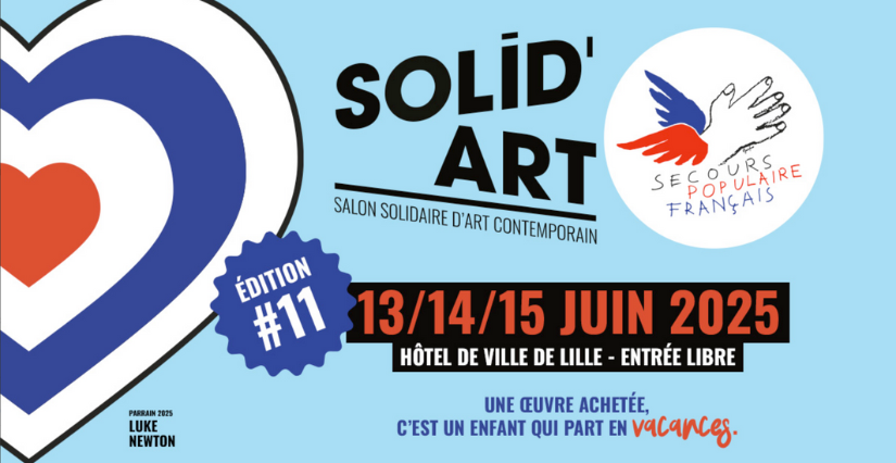 SOLID'art Lille 2025 à l'Hôtel de Ville avec le Secours Populaire du Nord