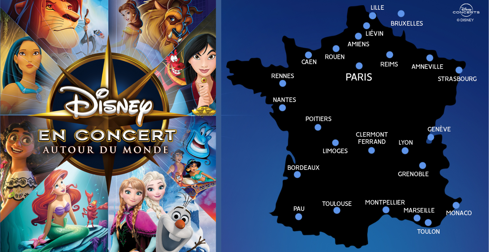 Disney en Concert : Autour du Monde” : un voyage musical au Zénith de Lille
