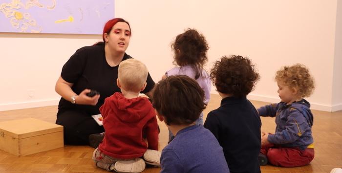 Atelier découverte de l'exposition avec bébé au Musée des Beaux-arts de Tourcoing