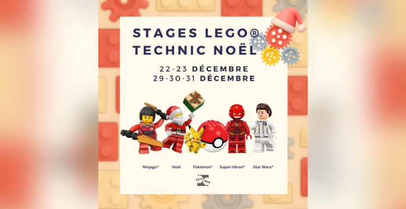 Stages LEGO® technic de Noël au Garage, Lille