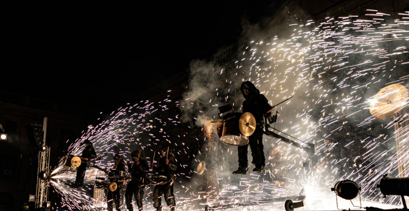 Spectacle musical pyrotechnique "Symphony" pour le Festival de la Sainte Barbe à Lens