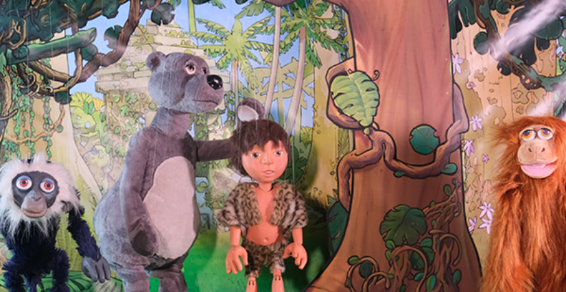 Spectacle de marionnettes en famille "Le livre de la jungle" au théâtre Mariska à Croix
