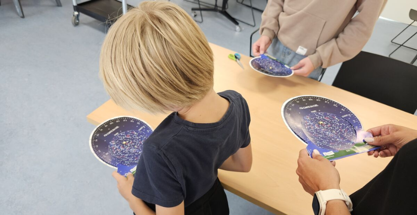 Atelier "Carte du ciel" au Planétarium Orionis à Douai