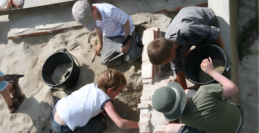Atelier "Archéologue en herbe" au Forum Antique de Bavay