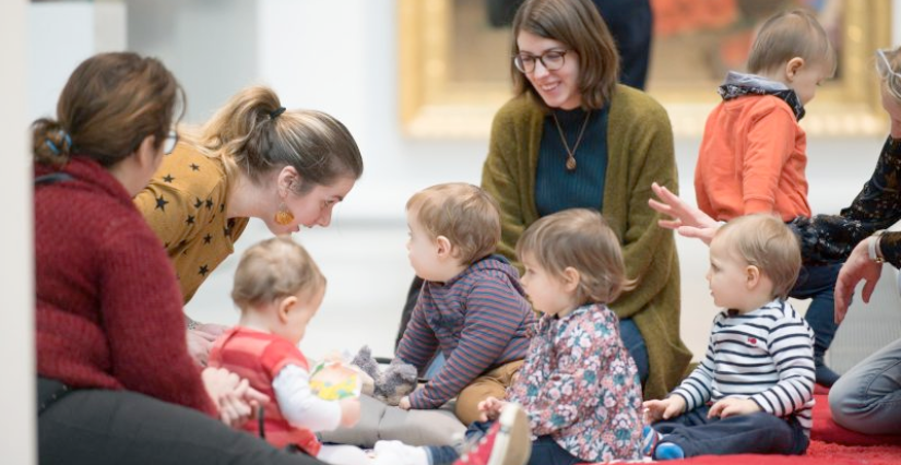 Visite "Bébé au musée 9-18 mois" au Louvre Lens