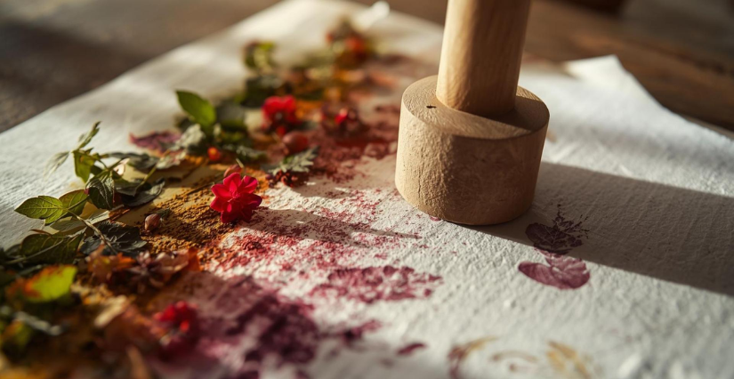 Atelier "Couleur végétale" à La Condition Publique à Roubaix