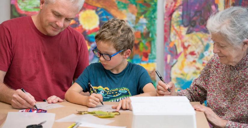 Atelier "Regards croisés" avec le LaM à Villeneuve-d’Ascq