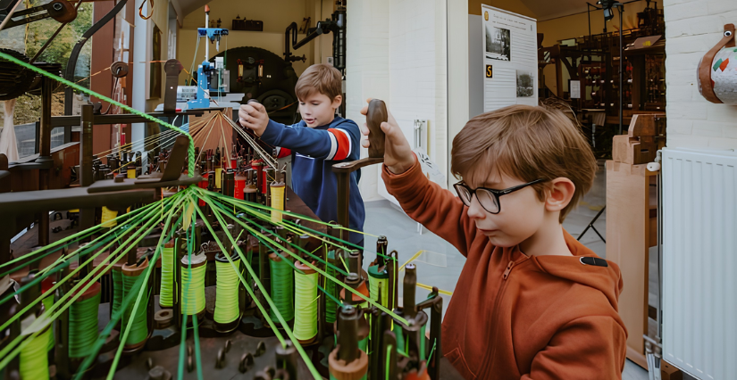 Visite guidée de la Rubanerie de Comines en Belgique pour les journées du Patrimoine